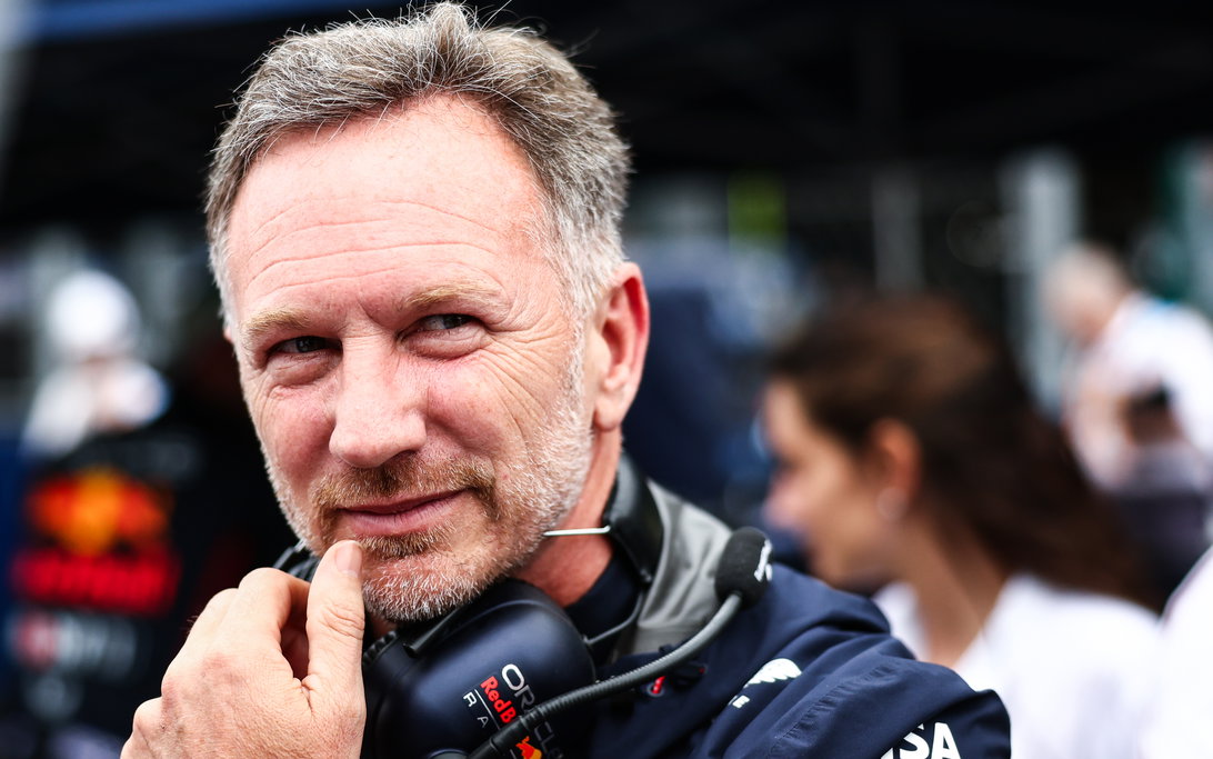 Christian Horner pictured amid speculation over his next move in motorsport and business