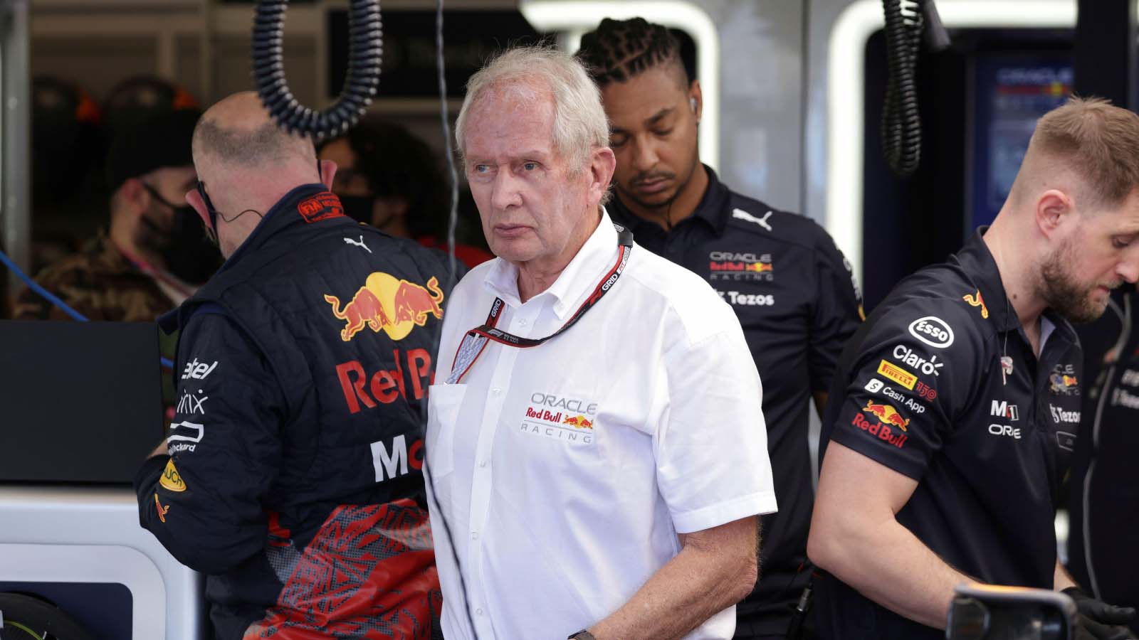 Red Bull advisor Helmut Marko in the paddock during the 2026 season