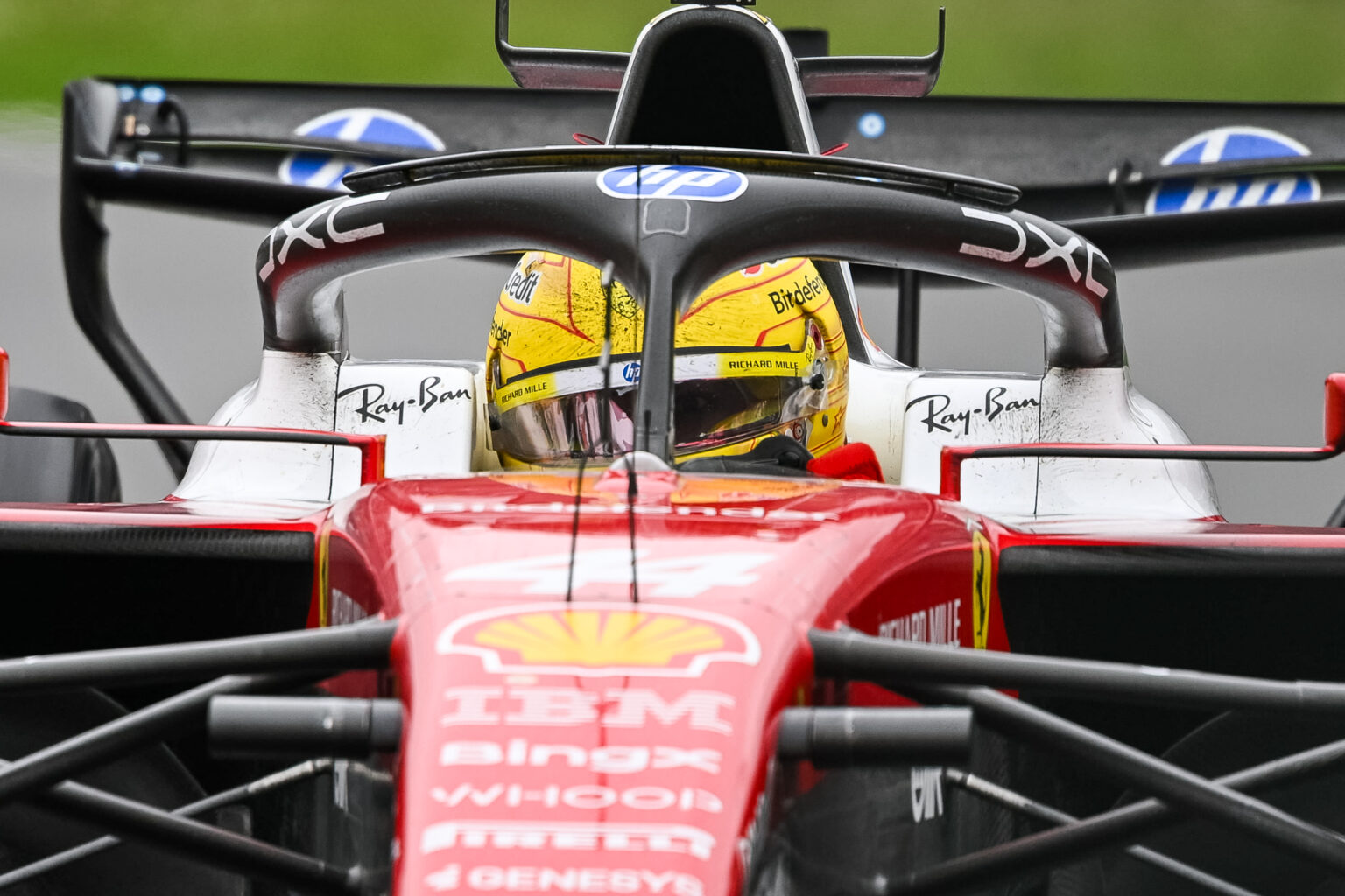 Ferrari SF-26 with new aero package for Barcelona