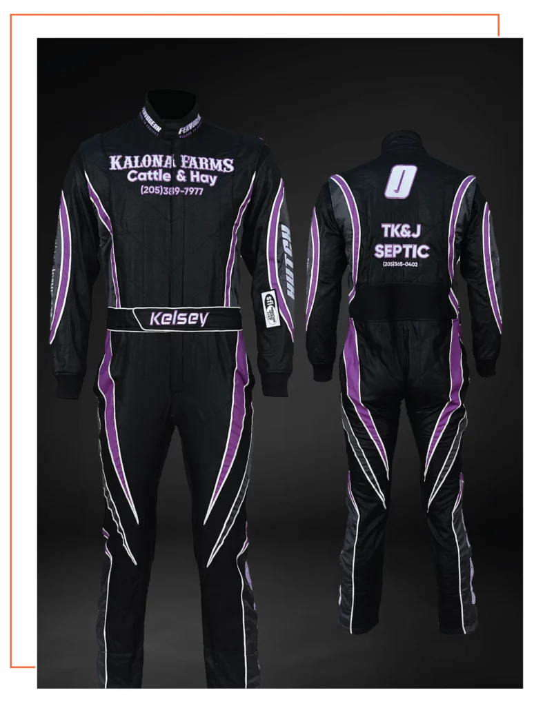 Custom Fire Racing Suit Blue and and Purple Black 774x1024 1 Gallery