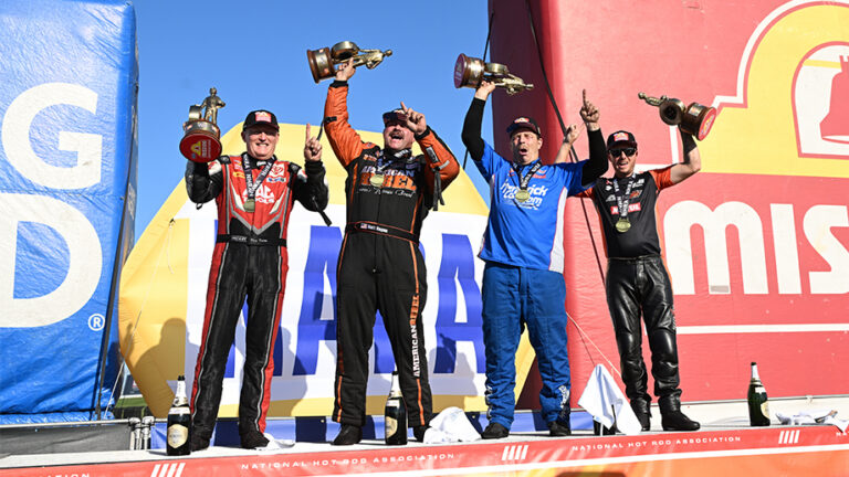 Beckman, Langdon, T. Coughlin Jr., Herrera Claim No. 1 at NAPA Auto Parts NHRA Midwest Nationals