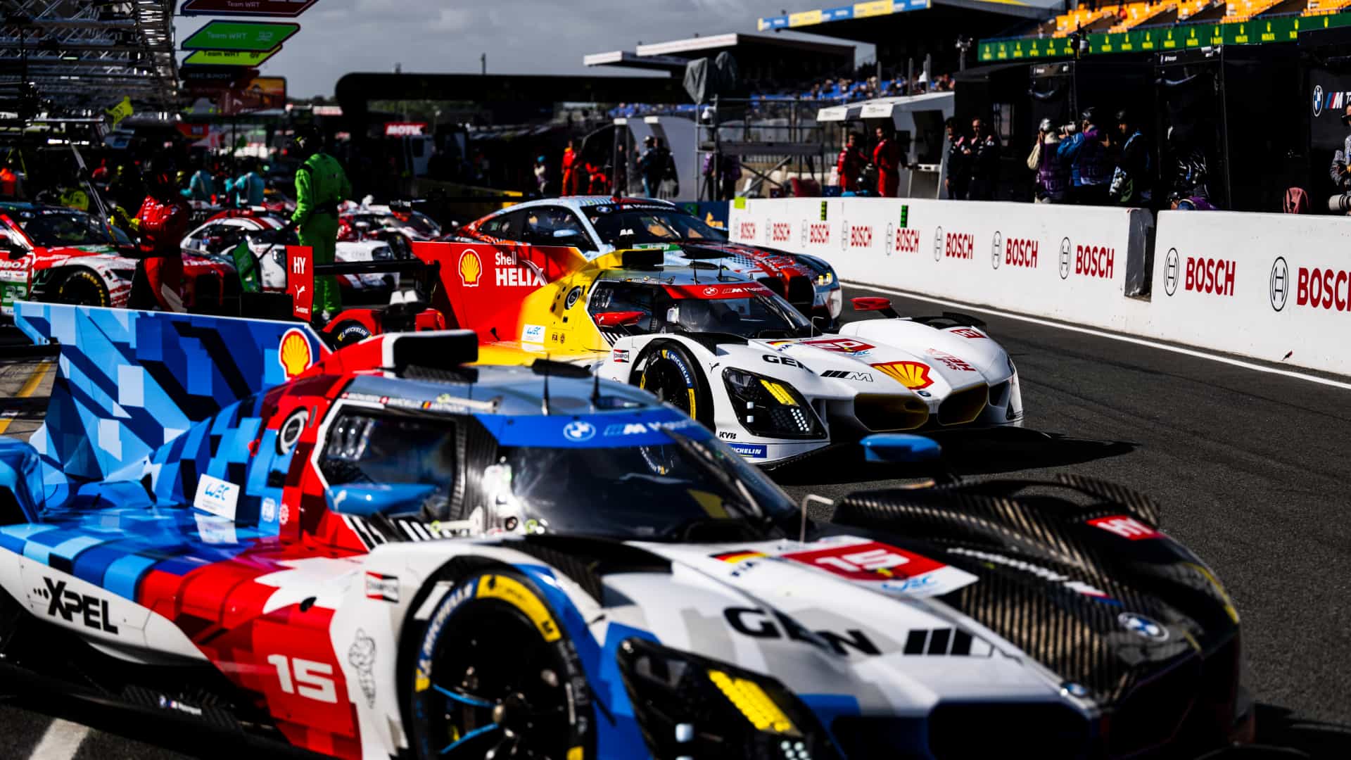 LMP2 runners during the 24 Hours of Le Mans