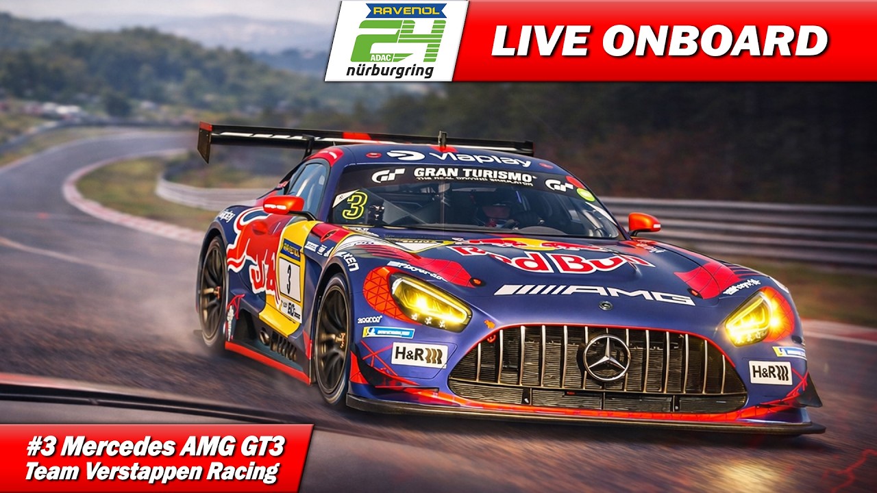 live onboard team verstappen 3 mercedes amg gt3 nrburgring Experience Max Verstappen's Thrilling GT3 Onboard POV at Portimao