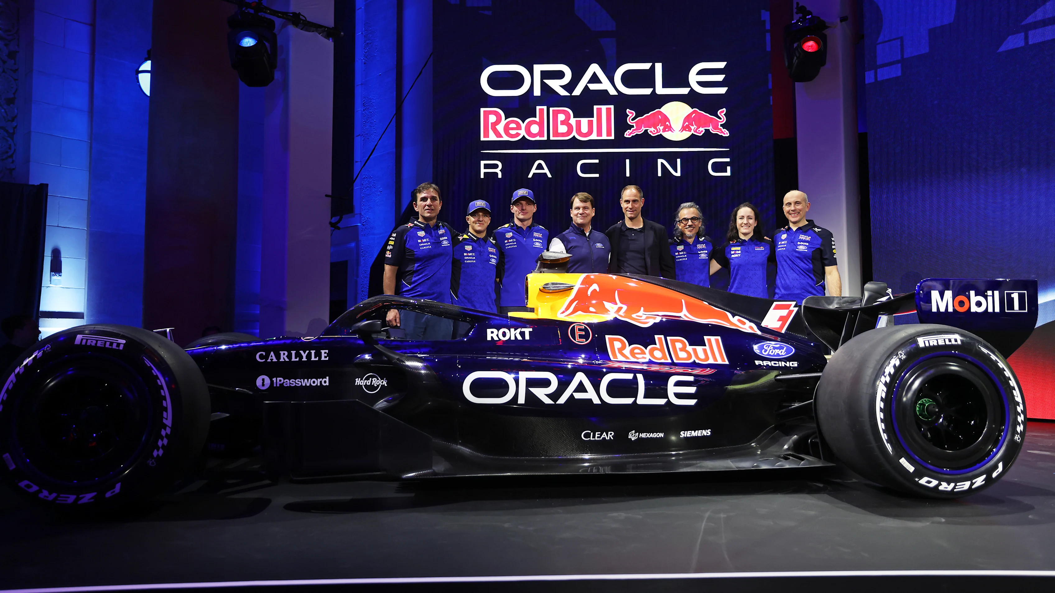 Red Bull Esports team celebrates their F1 sim racing constructors’ title