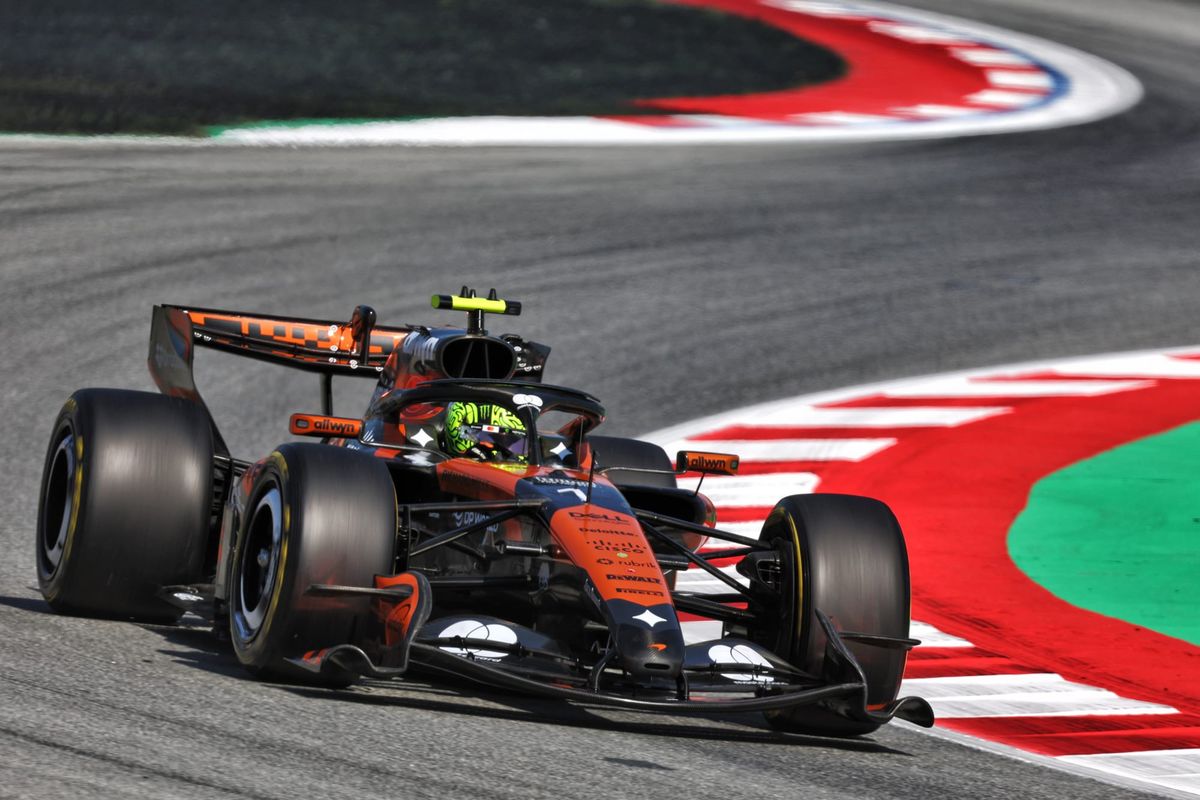McLaren’s Lando Norris leads FP2 at Barcelona