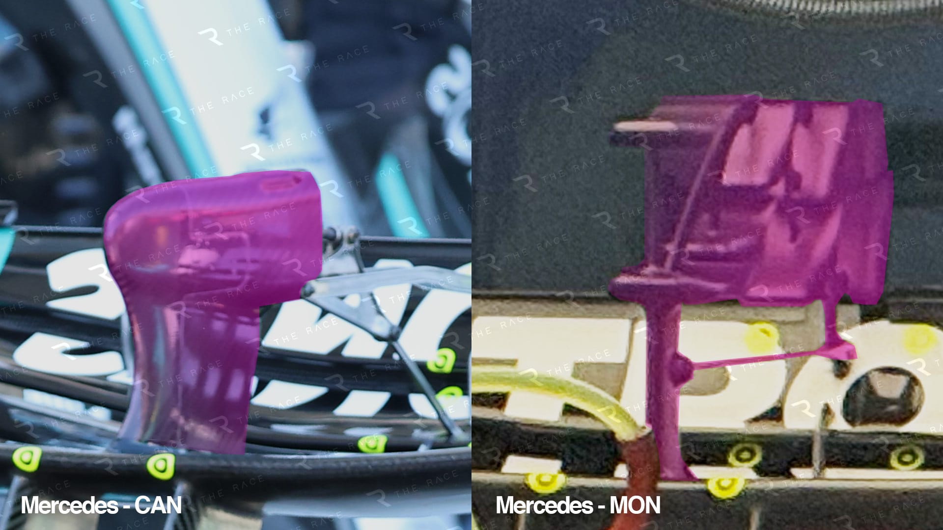 mercedes red bull introduce radical winglets in monaco 1 Mercedes Launches Bold Winglets Upgrade at Monaco GP
