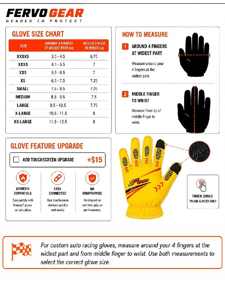 FervoGear Measurement Form page 3