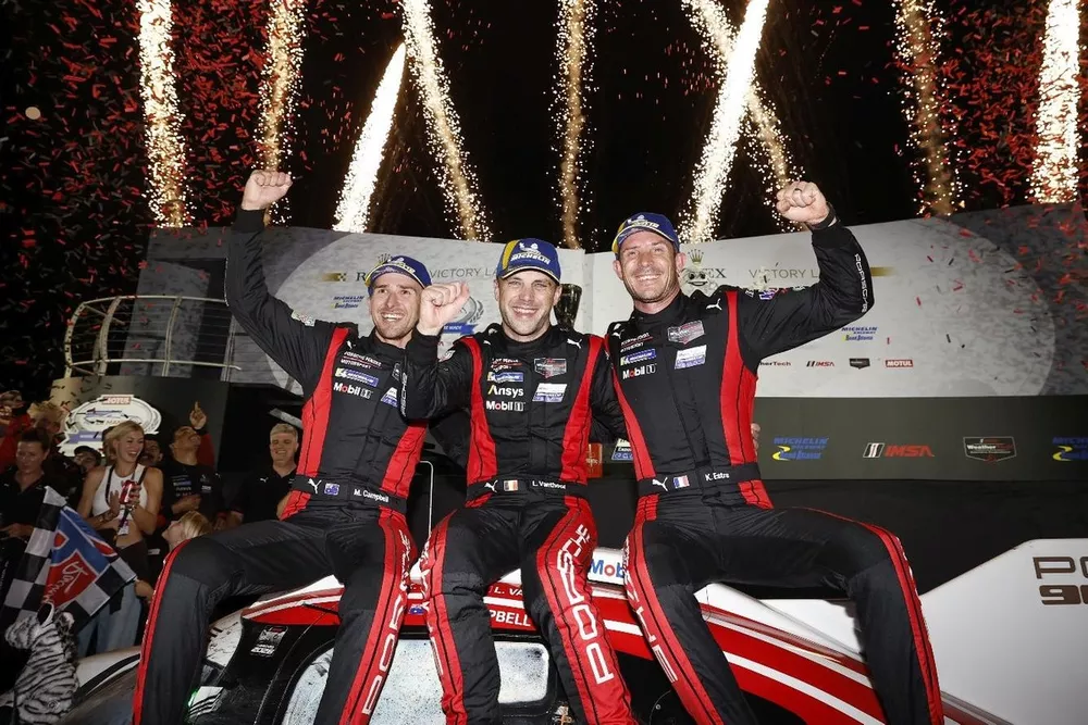 redemption at road atlanta kevin estre breaks imsa victory curse Kevin Estre Claims Victory at Road Atlanta, Ending IMSA Petit Le Mans Curse