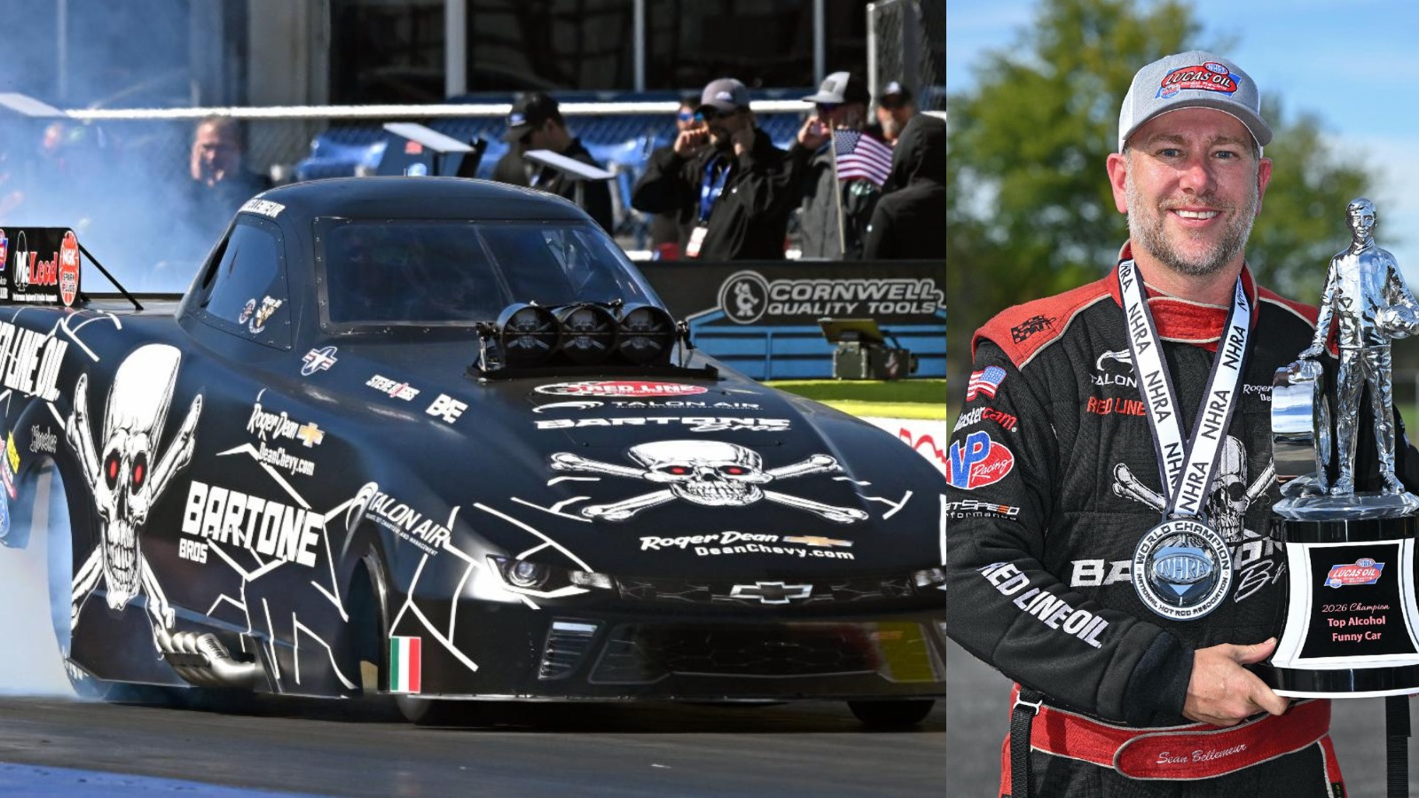 bartone bros racing win top alcohol funny car world championship Bartone Bros. Racing Clinches Top Alcohol Funny Car World Title