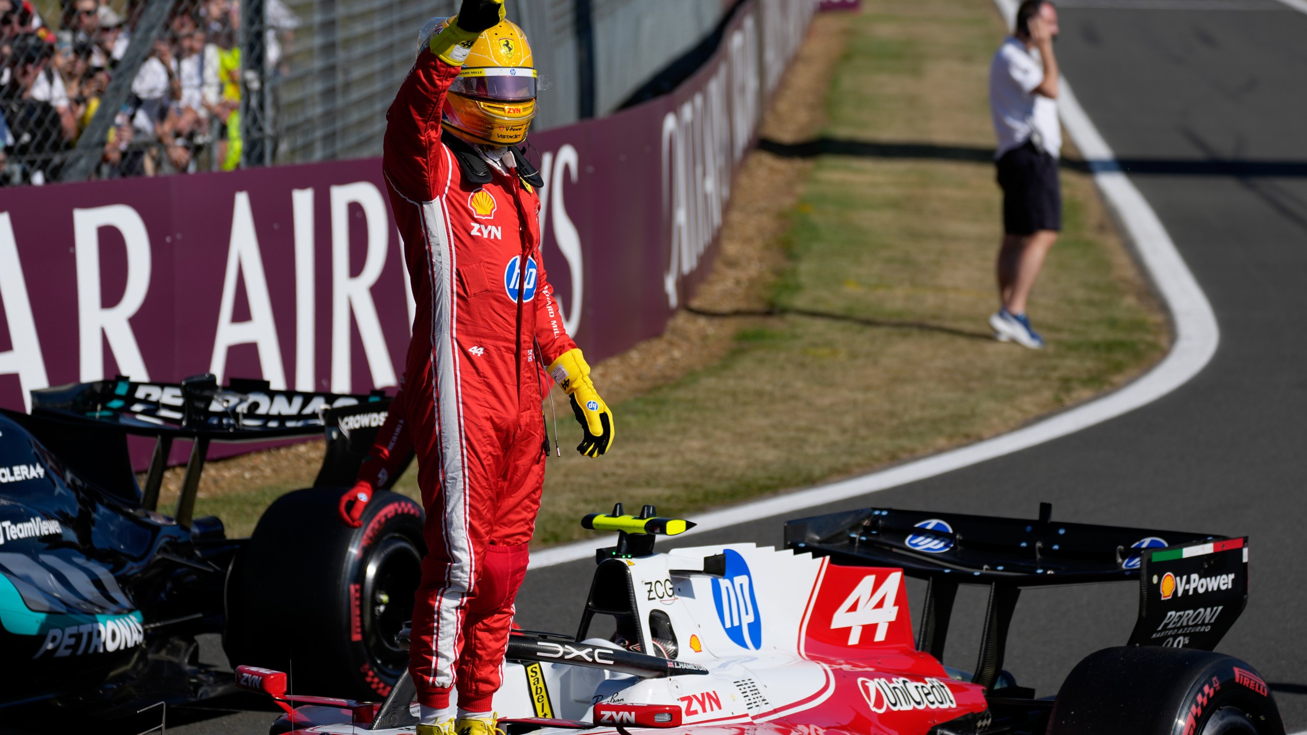hamilton adapts fast for sprint pole ahead of unprecedented Lewis Hamilton Reveals Unexpected 'Whoop' Fear in New F1 Challenge