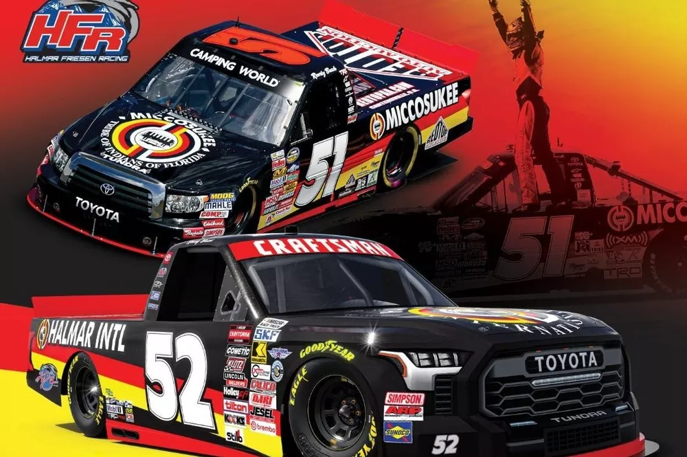 stewart friesen to run kyle busch throwback scheme in charlotte Stewart Friesen Unveils Kyle Busch Throwback for Charlotte Truck Race