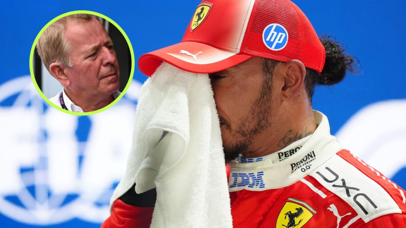 lewis hamilton challenged by brundle after ferrari strategy clash Martin Brundle Criticizes Lewis Hamilton's Shocking Singapore GP Strategy