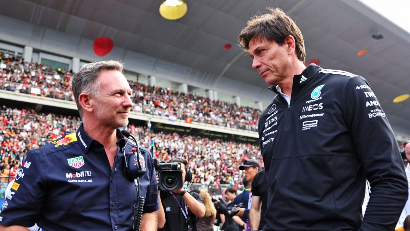 toto wolff v christian horner continues after joke proposal made Christian Horner Unveils Game-Changing Vision for Watching F1