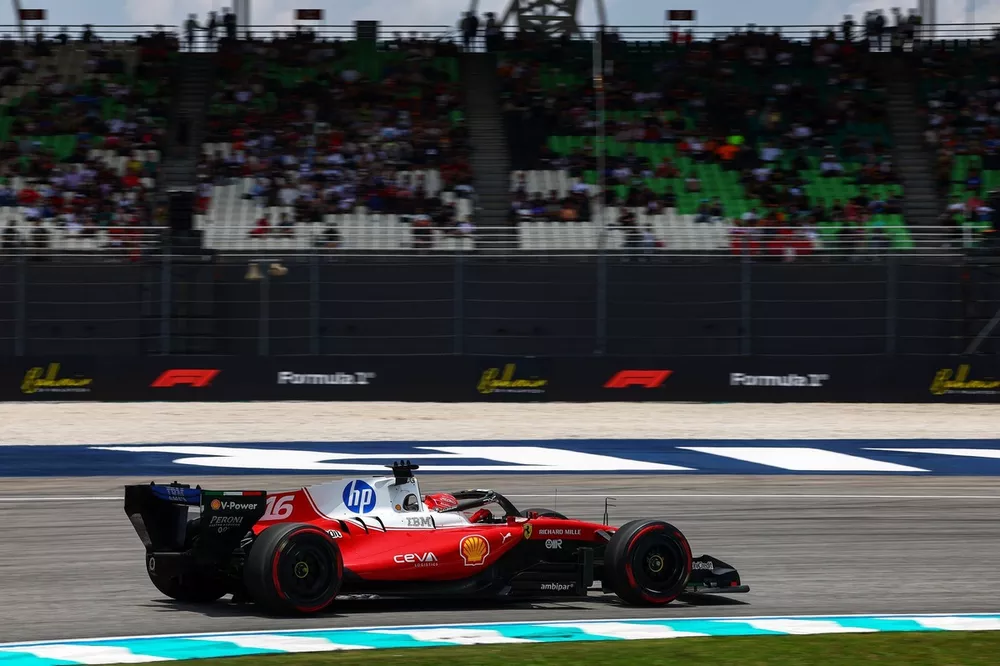 f1 bahrain gp in malaysia leclerc leads second practice from Leclerc Relieved to Secure P4 After Tough Sepang Race