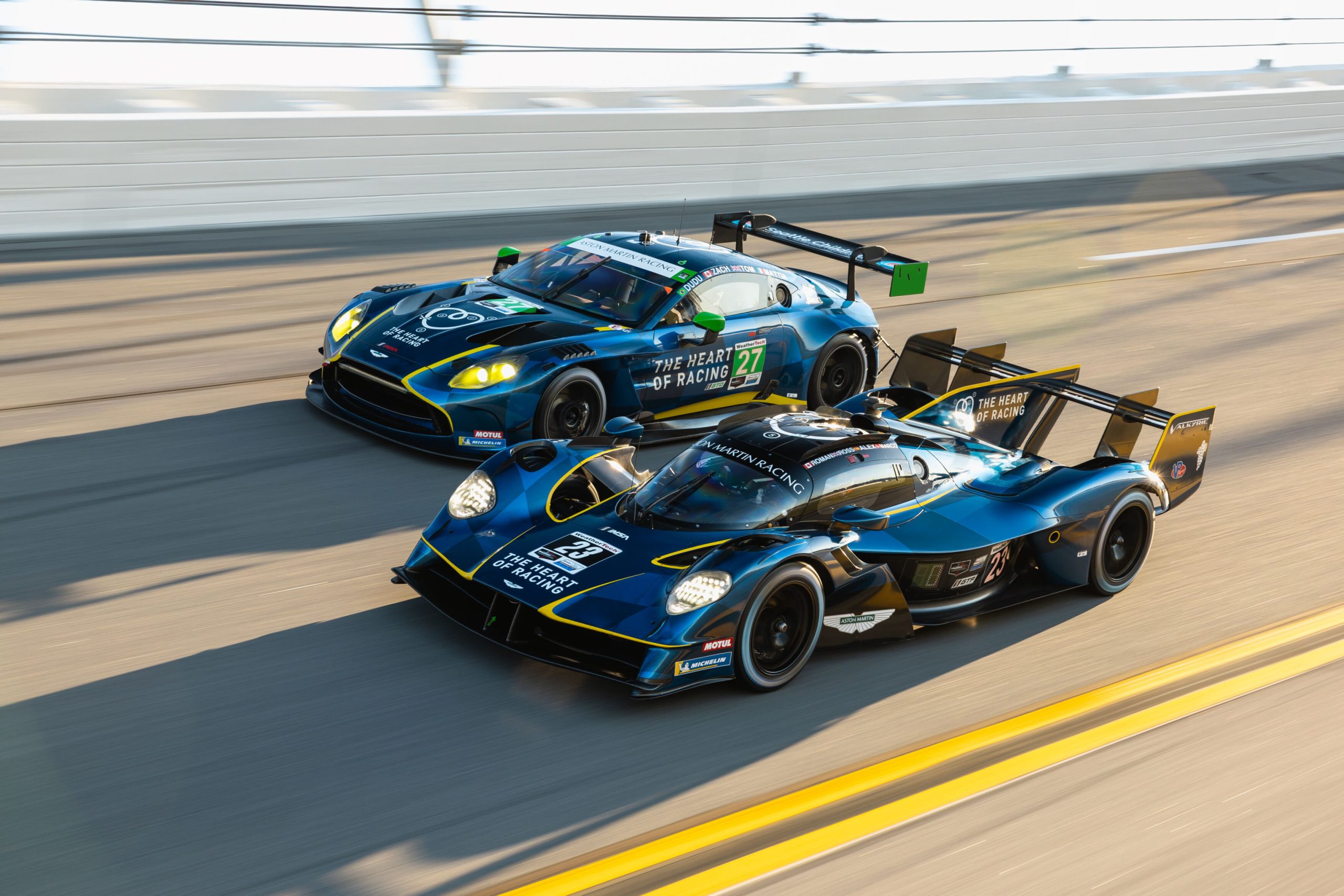 aston martin valkyrie begins second season of racing with historic Heart of Racing Says Valkyrie GTP Next Year Is Too Soon for Rising IMSA Star Barrichello