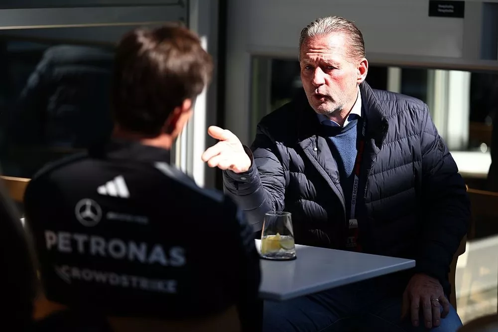 Laurent Mekies addresses speculation over Jos Verstappen and Toto Wolff meeting