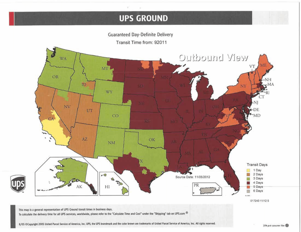 UPS outbound 92011 2 1 1 Shipping Policy