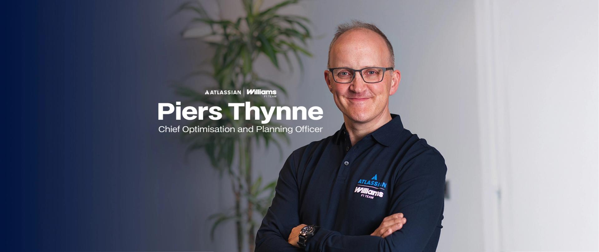 Piers Thynne joins Williams from McLaren to lead optimisation and planning