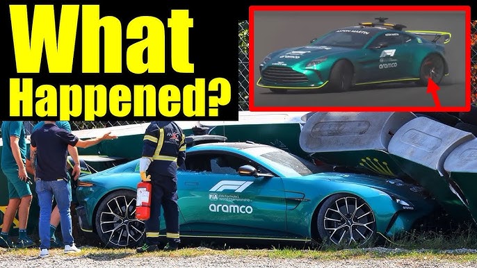 f1 2024 odd safety car crash in monza closer look youtube Safety Car Sparks Shocking Crash in Dangerous On-Track Incident