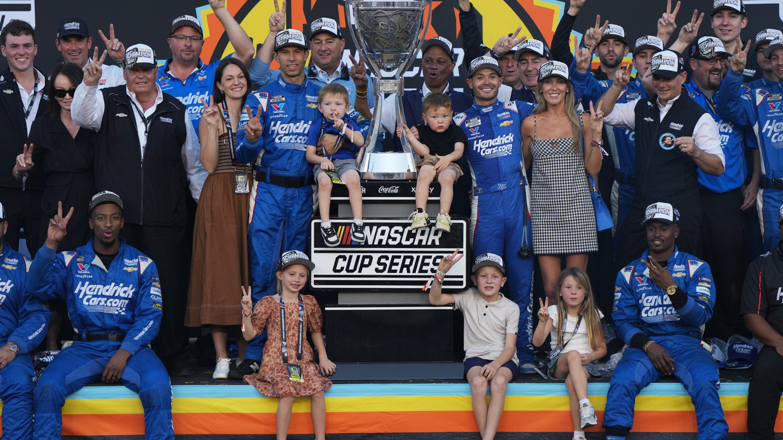 kyle larson wins second nascar championship denying denny hamlin Can Anyone Catch Kyle Larson? Challengers’ Chase Hopes Rest on Phoenix