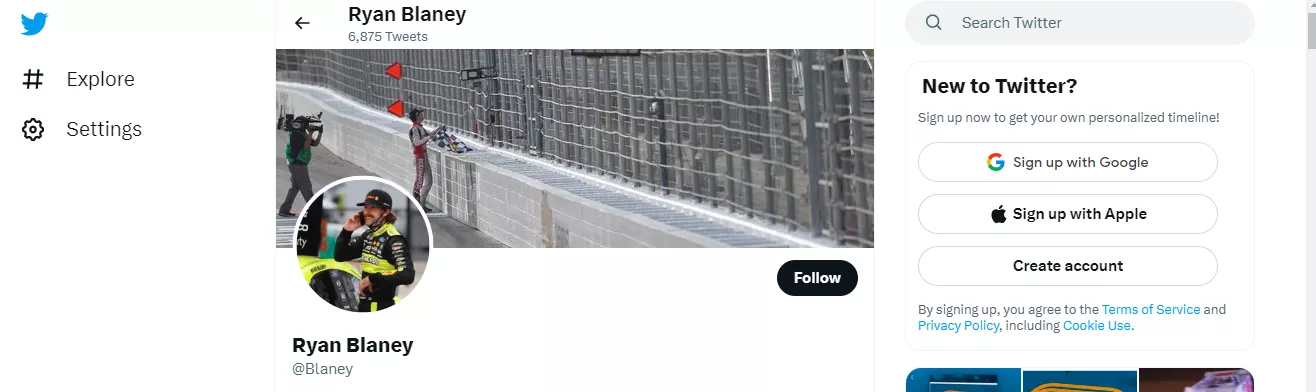 Ryan Blaney - Wife, Net Worth, Twitter, Stats, Age, Sister, Height 1 Ryan Blaney Twitter