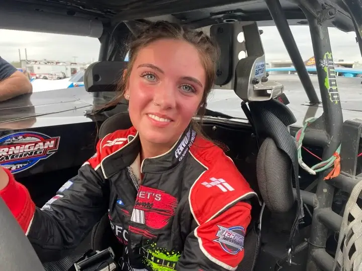 How Custom Racing Suits Enhance Team Identity 5 Kenedi Jernigan Wearing Our FervoGear Suit