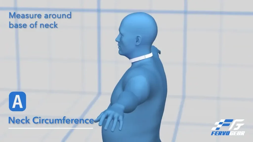 How To Measure For a Custom Racing Suit 2 Neck Circumference