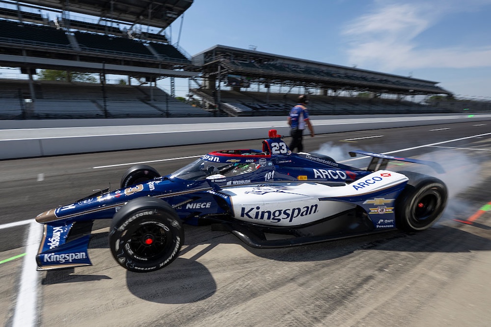Conor Daly’s Car Speed Soars with Strong Winning Momentum 2 Conor Daly during Indianapolis 500 practice at Indianapolis Motor Speedway