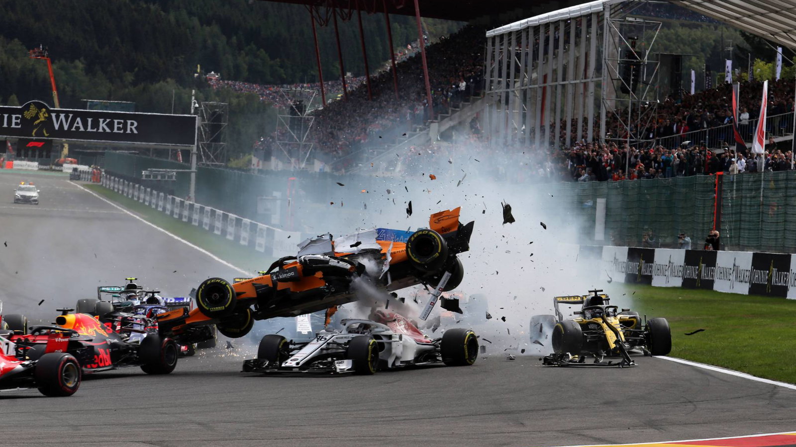 Motorsport Community On Edge After Shocking F1 Crash 3 Safety advances in F1 highlighted by halo analysis after major crash
