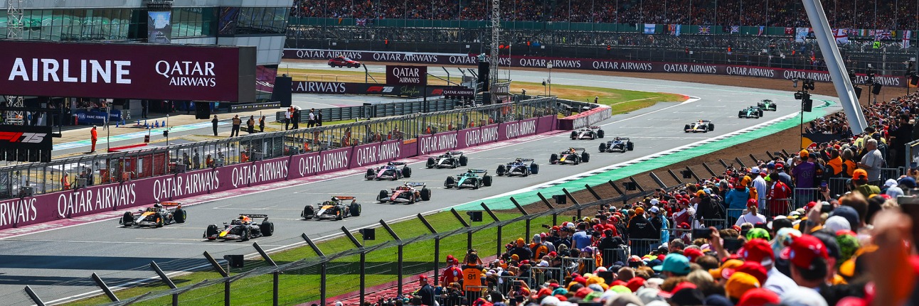 Silverstone Unveils Exciting Mystery Seat Tickets for 2026 F1 Race 2 Silverstone grandstands during the British Grand Prix weekend