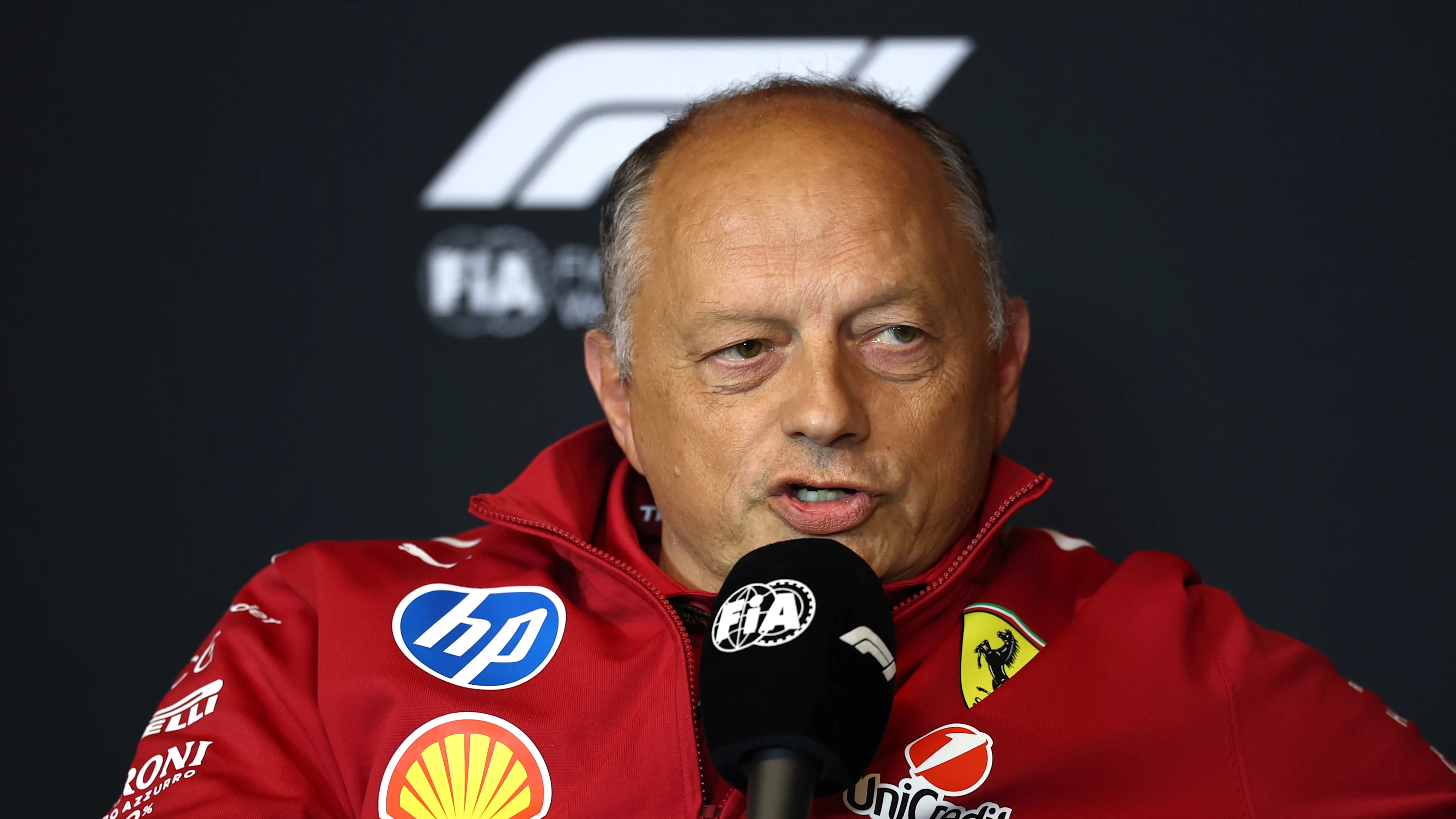 Fred Vasseur Issues Stark Warning on Ferrari Driver Fallout Management 3 Fred Vasseur speaks to media as Ferrari team principal