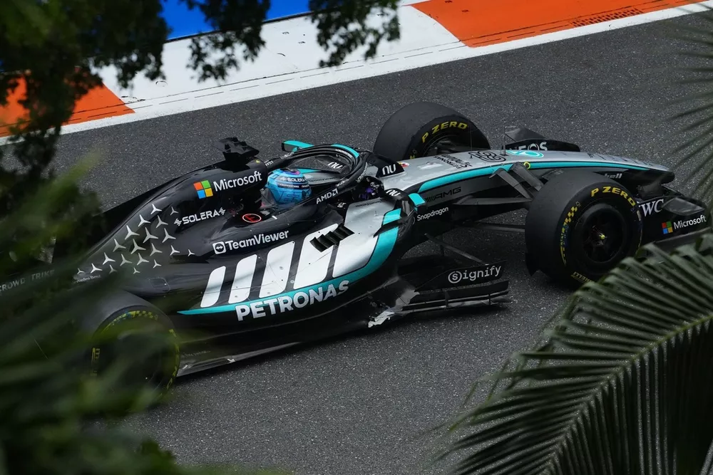 Massive Mercedes Upgrade Sparks Major Question About George Russell 3 Kimi Antonelli and George Russell trial Mercedes W17 changes in Canada