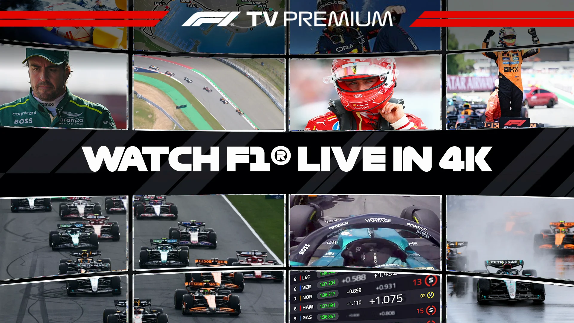 Watch the 2026 Canadian Grand Prix Live on F1 TV Premium 2 F1 TV Premium promotional visual for streaming the Canadian Grand Prix