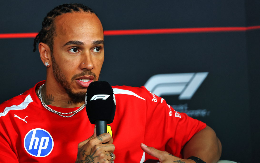 Lewis Hamilton Ready to Step Back from Troubled Ferrari Driver Support 2 Lewis Hamilton during the Miami Grand Prix weekend with Ferrari
