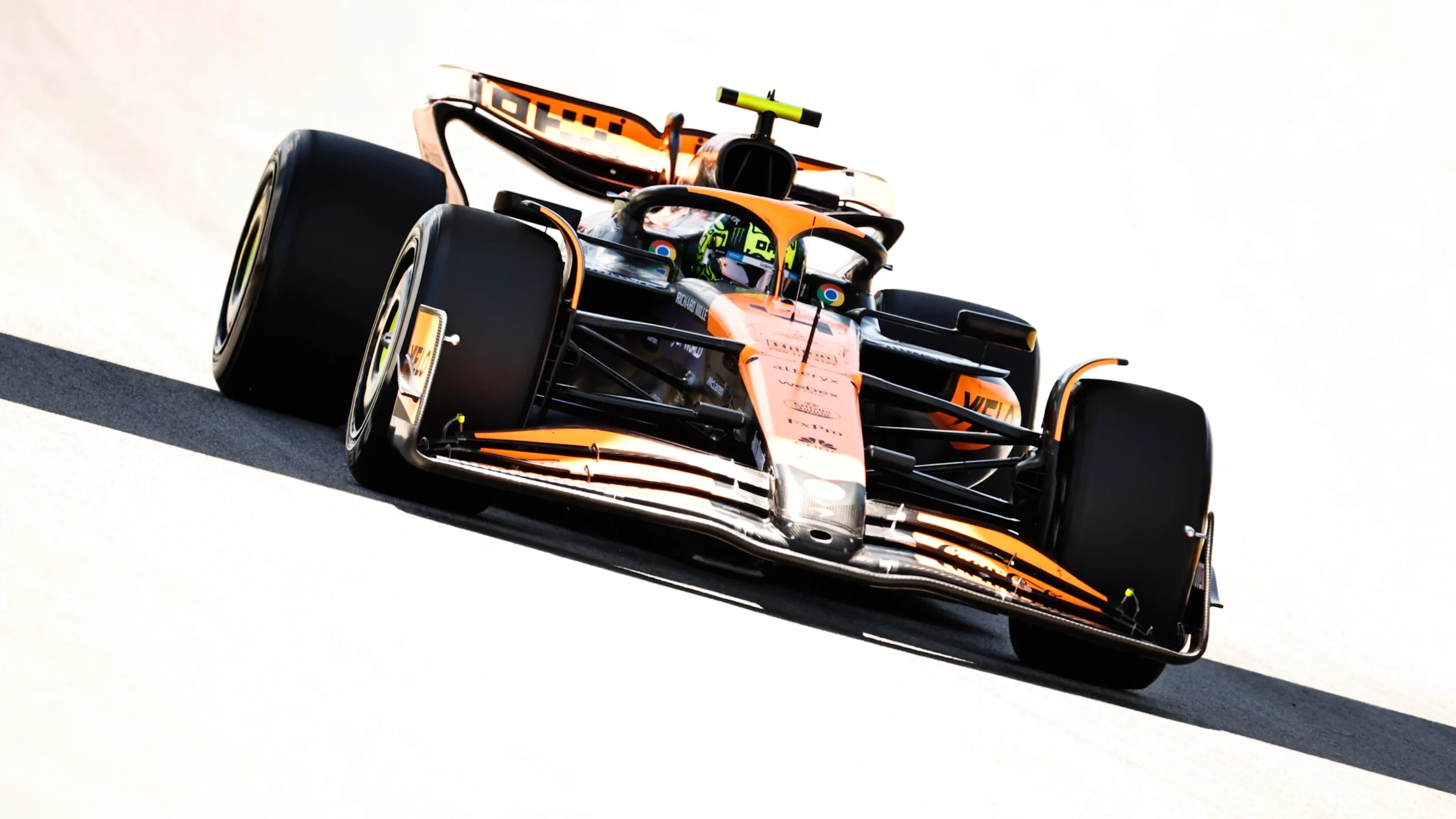 Verstappen and Norris Struggle While Mercedes Dominate Red-Flagged FP1 1 2024 spanish grand prix fp1 report and highlights fp1 norris scaled Verstappen and Norris Struggle While Mercedes Dominate Red-Flagged FP1