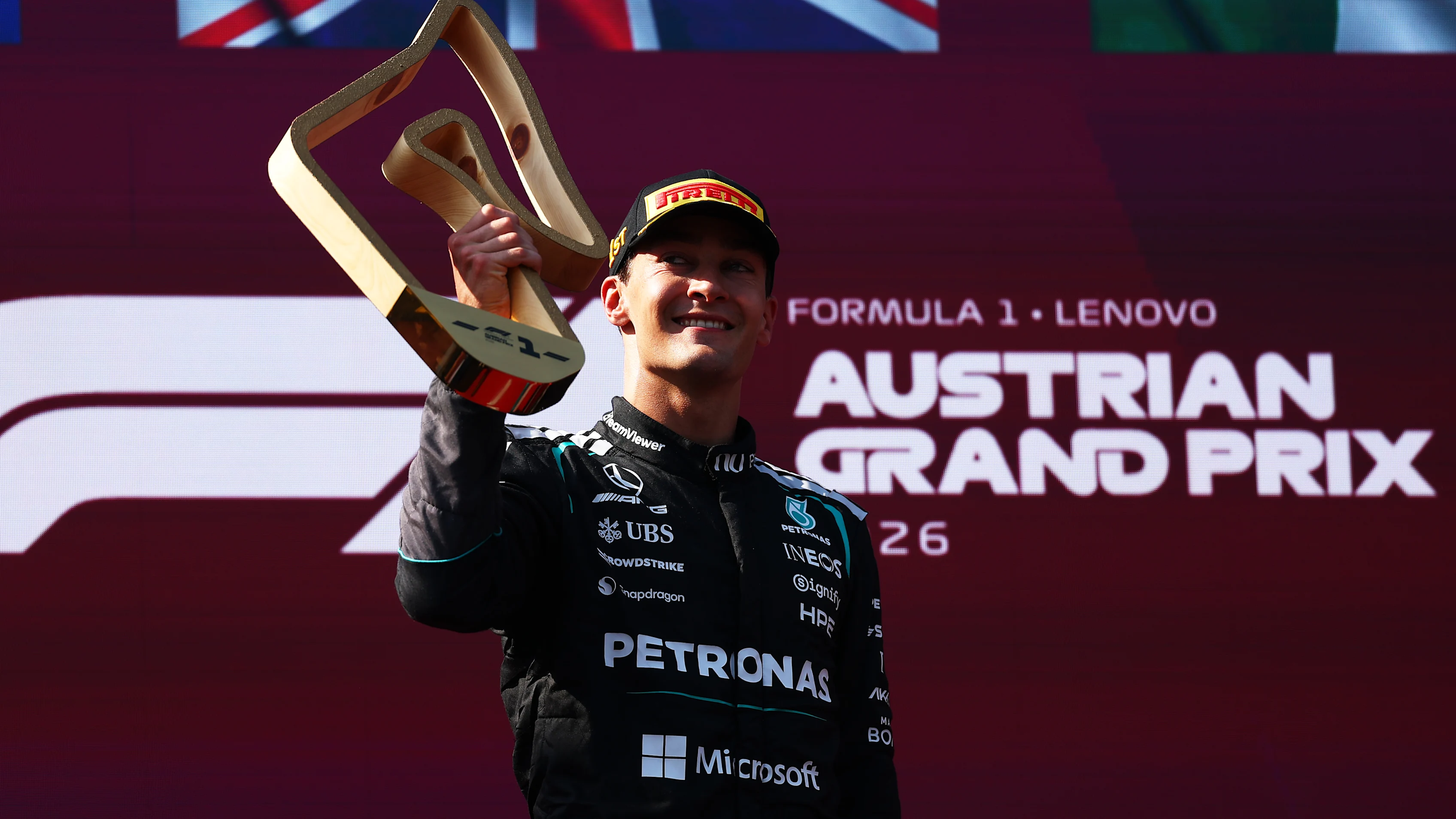 Exclusive Insights: What Teams Revealed on Austria Race Day 2 George Russell leads the field at the Austrian Grand Prix