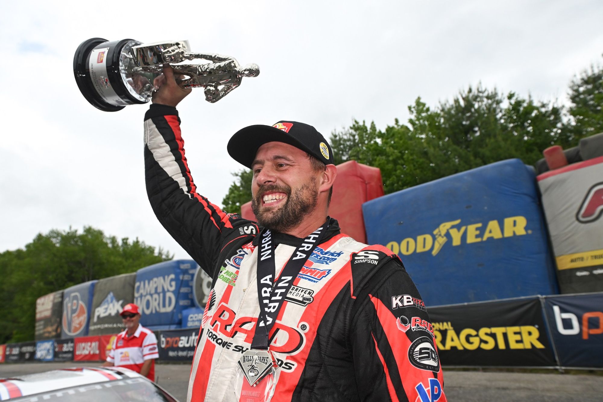 Pruett and Beckman Triumph at NHRA New England Nationals; Top Qualifiers at Thunder Valley 2 Leah Pruett celebrates Top Fuel victory at Bristol Dragway