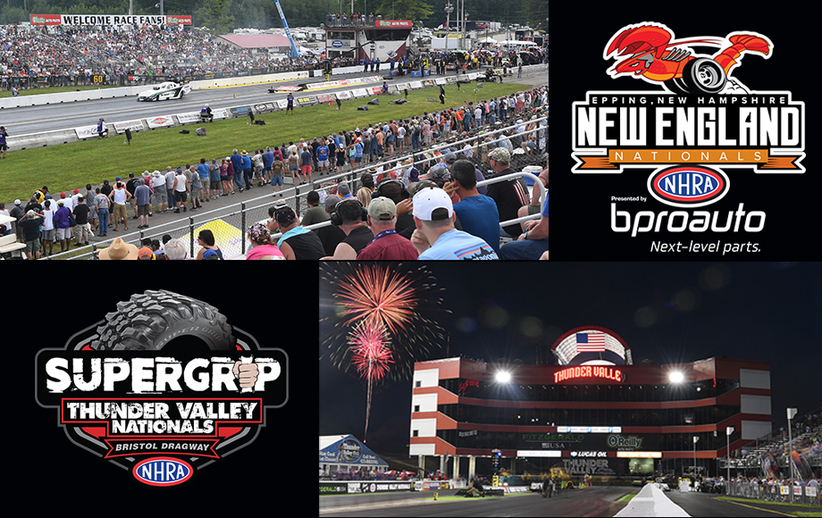 Bristol Dragway Gears Up for Thrilling Friday Night at Super Grip NHRA Thunder Valley 2 Night action at Bristol Dragway as NHRA Thunder Valley Nationals open under the lights