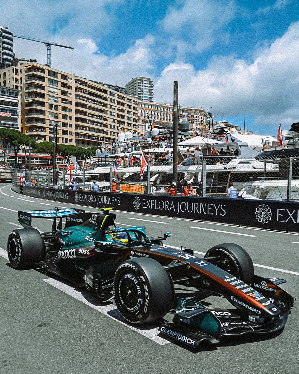 Fernando Alonso Blasts 'Worst Ever' F1 Car in Monaco Showdown 2 Fernando Alonso during Monaco practice criticizes Aston Martin performance