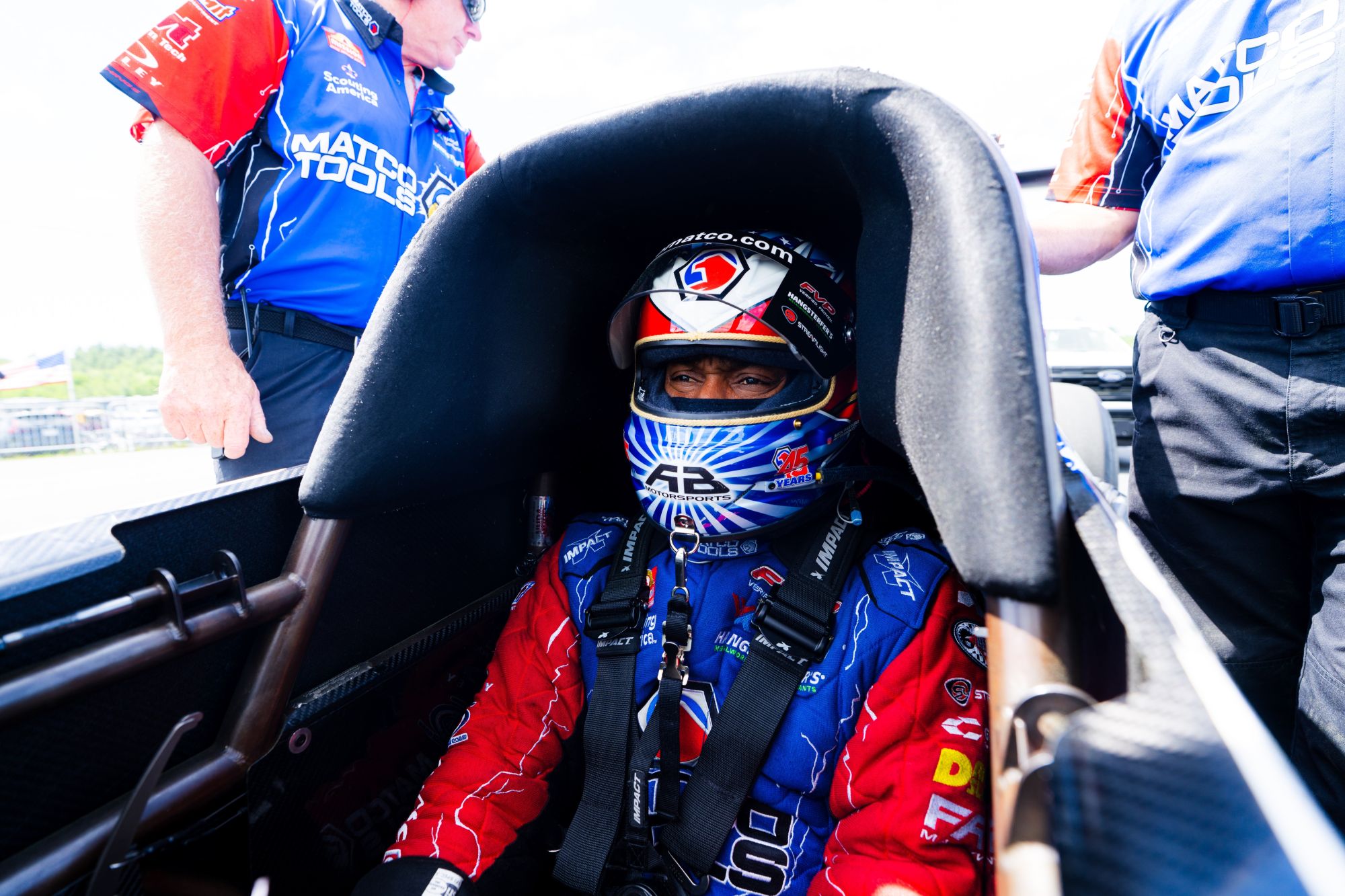 Antron Brown Charges into NHRA New England Nationals Quarterfinals 2 Antron Brown advances to the quarterfinals at the NHRA New England Nationals