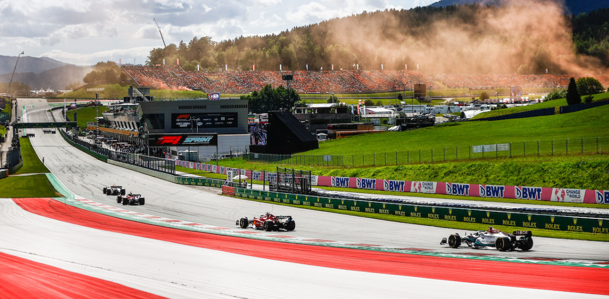 2026 F1 Austrian Grand Prix Start Time: When Racing Action Kicks Off 3 Grandstands at the Red Bull Ring for the Austrian Grand Prix weekend
