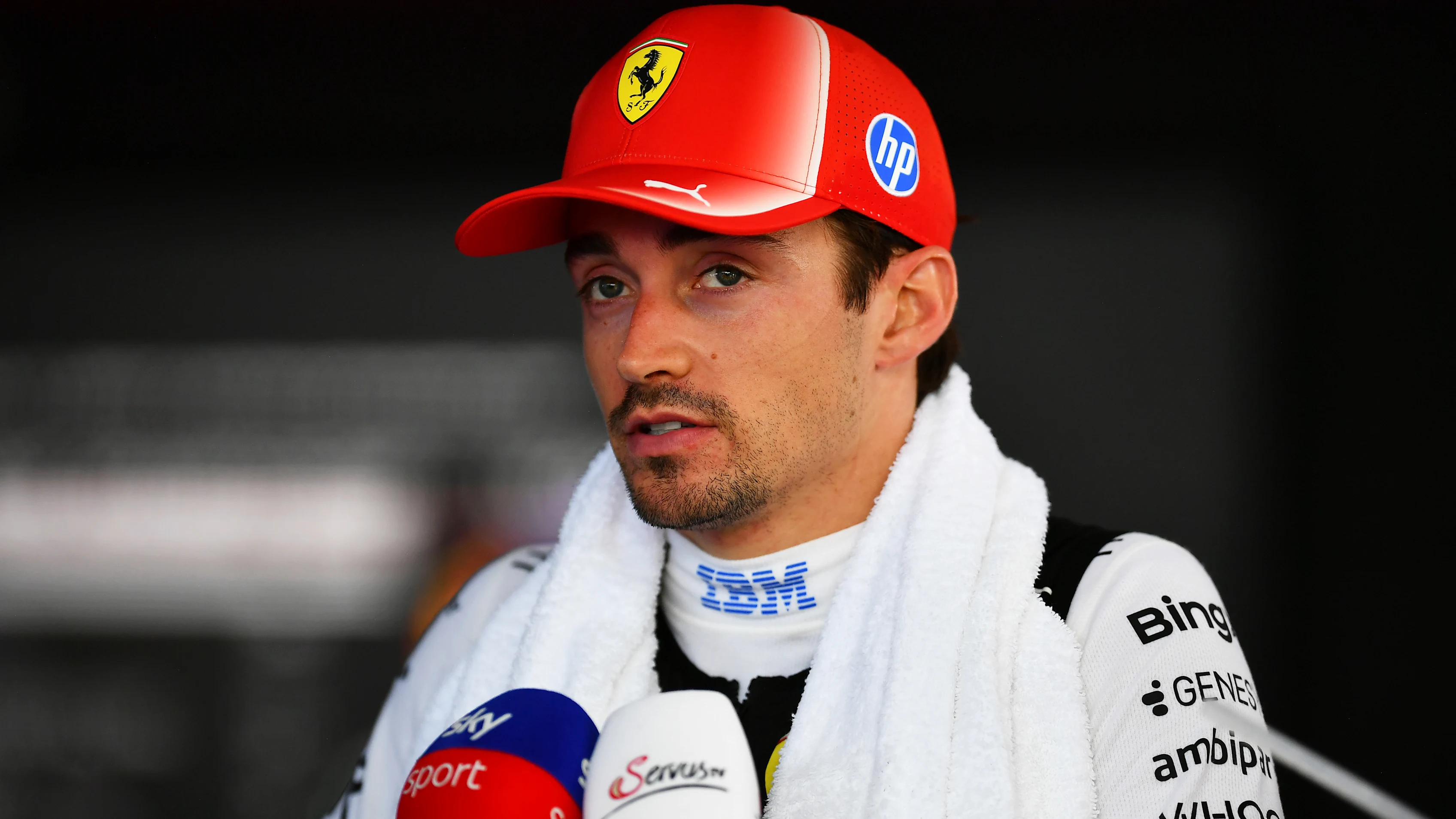 Leclerc Reveals Key Struggle in Challenging Austrian GP 3 Leclerc’s Ferrari runs in traffic at the Austrian Grand Prix