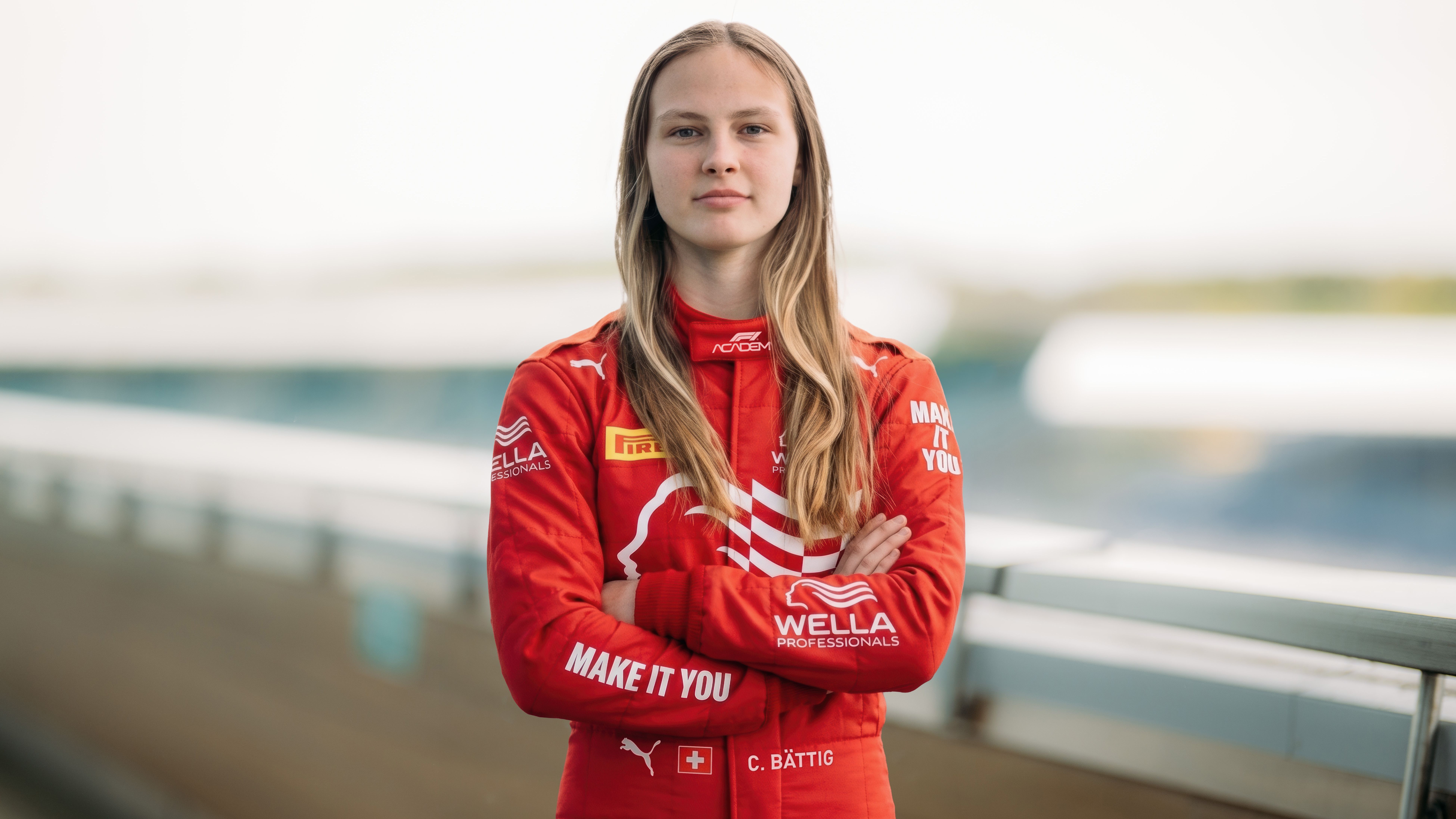 Battig Secures Thrilling Wild Card Spot for Silverstone Race 3 Chiara Battig to represent Wella Professionals as F1 Academy Wild Card at Silverstone
