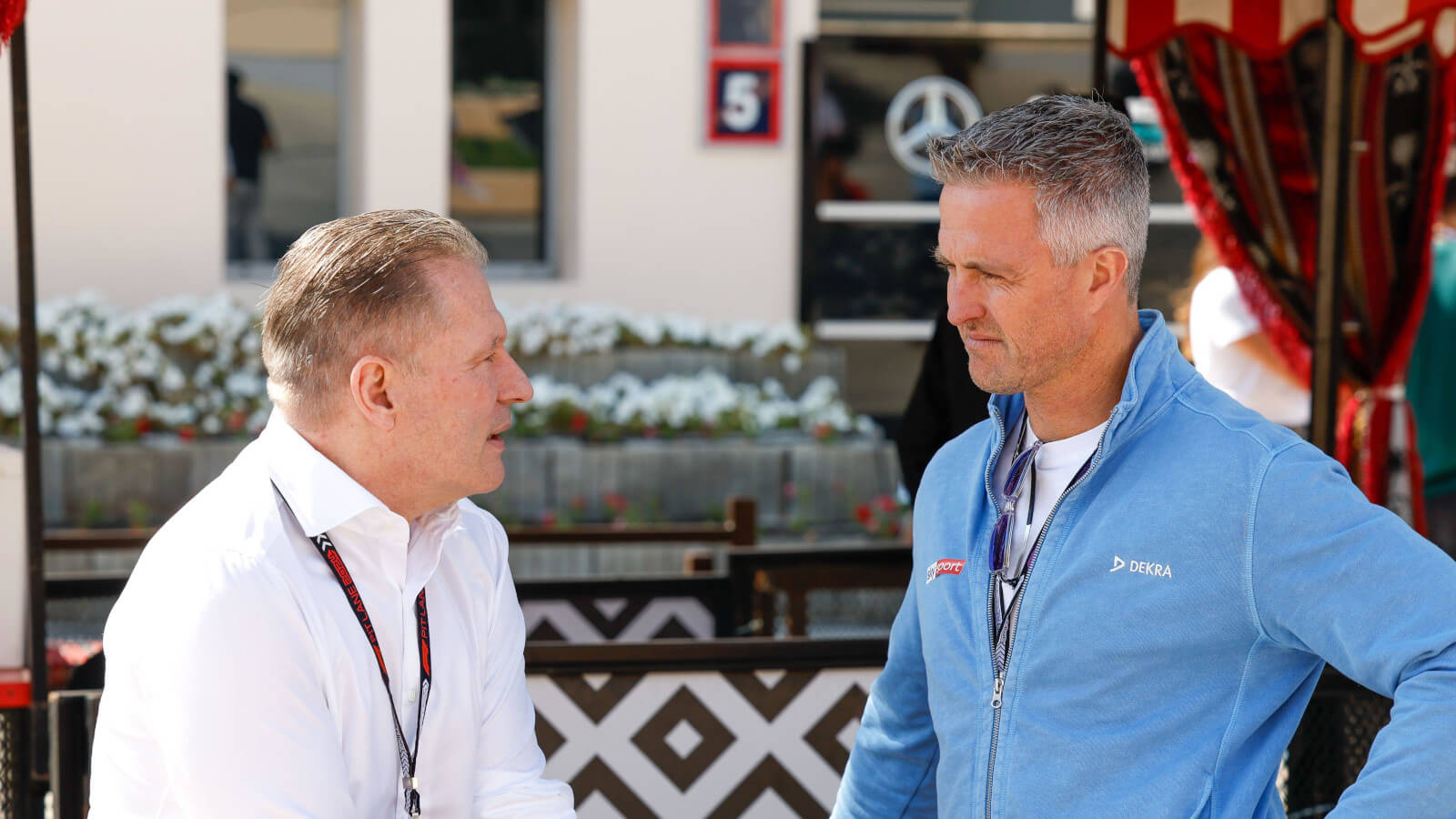 Jos Verstappen Fires Back at Ralf Schumacher Over False Claims 3 Red Bull principal Christian Horner during a Grand Prix weekend