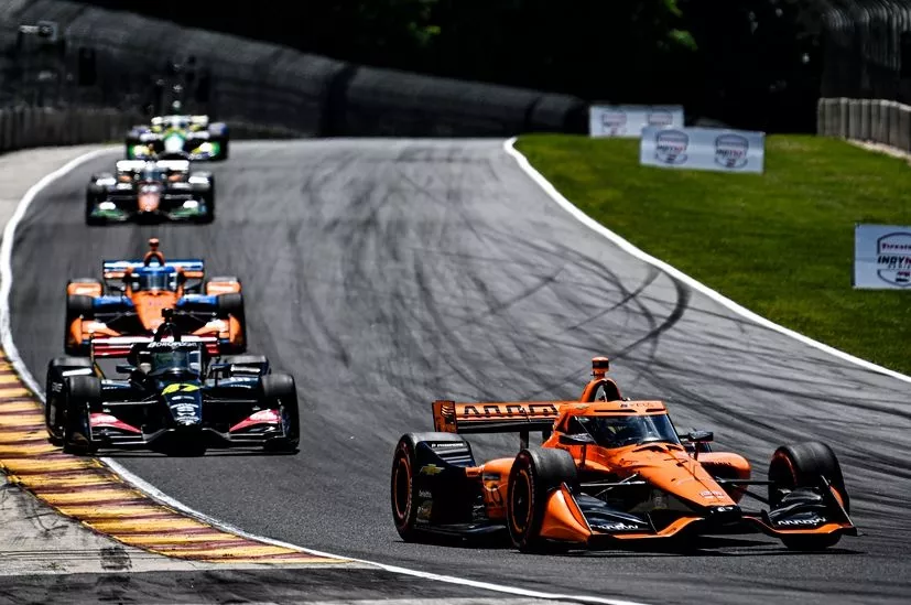 Christian Lundgaard Stuns with Epic Last-to-First Win at Road America 2 Christian Lundgaard celebrates after winning the XPEL Grand Prix at Road America