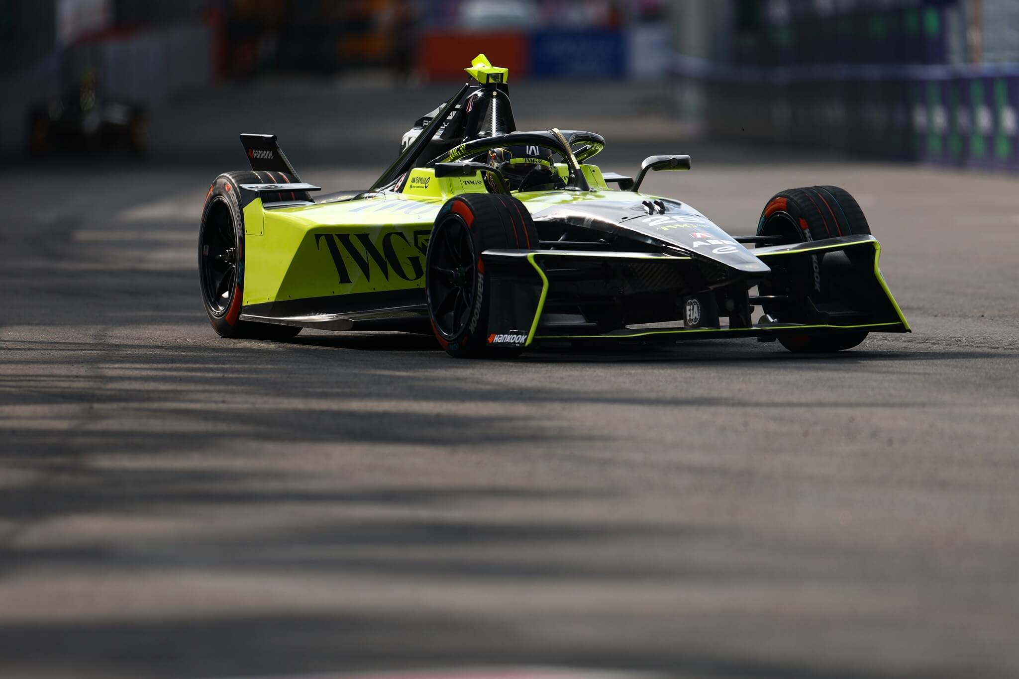 Bizarre Red Flag and Penalties Shake Up Formula E Paddock 3 Formula E cars queue for restart amid confusion at the Sanya E-Prix
