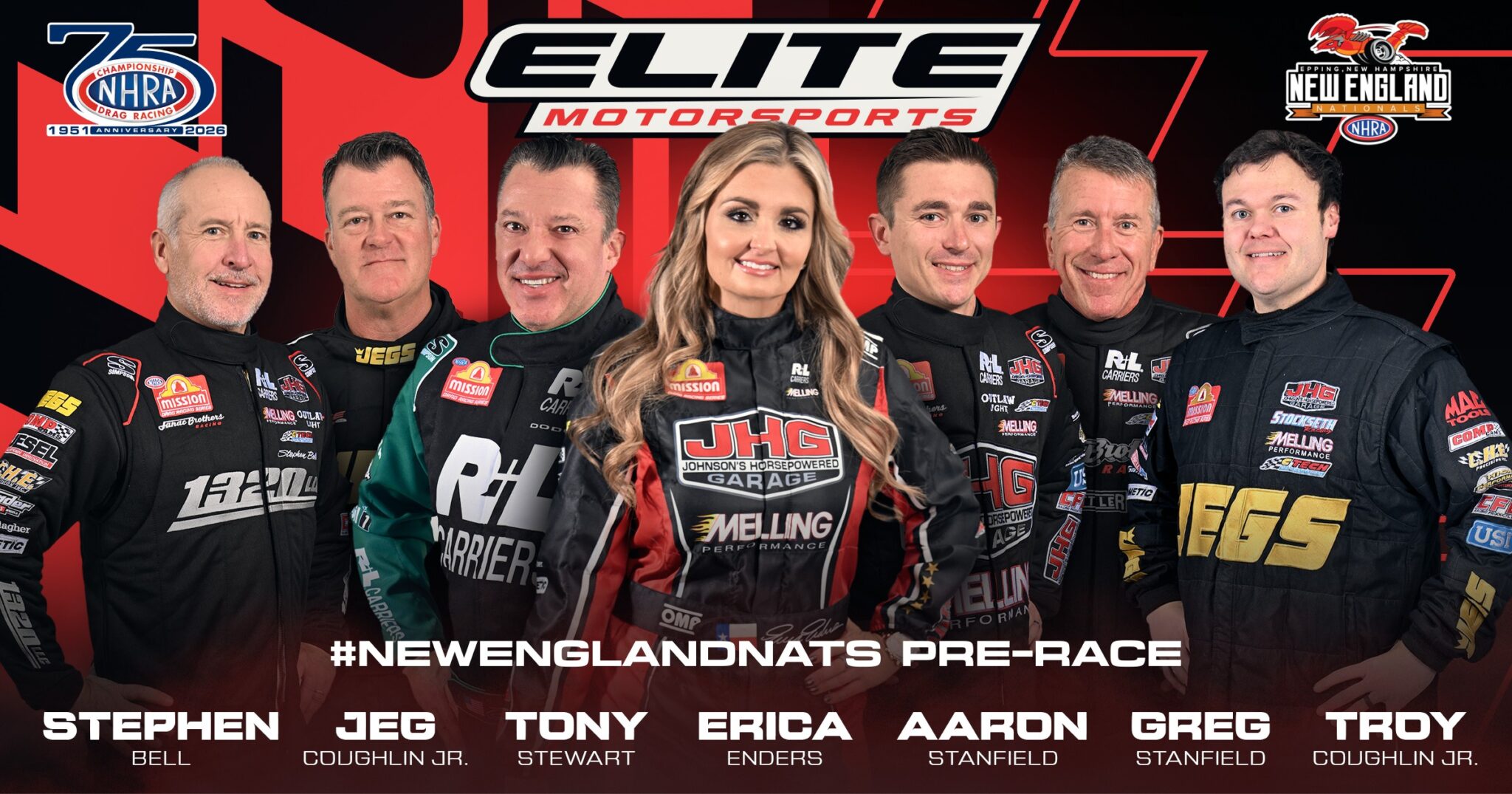 Pruett and Hagan Gear Up for NHRA Eastern Swing Stop at New England Dragway 2 Leah Pruett and team prepare for the New England Nationals at Epping