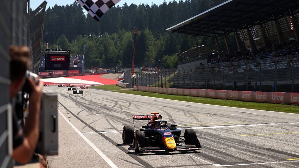 Ernesto Rivera Scores Thrilling First Win in Spielberg F3 Sprint Race 2 Ernesto Rivera leads the FIA Formula 3 Sprint at the Red Bull Ring after a decisive Turn 4 overtake
