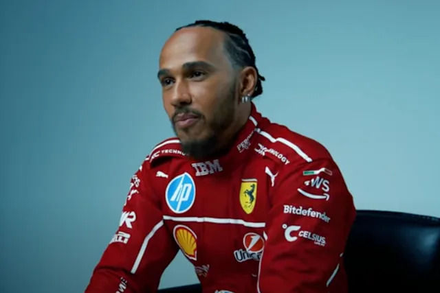 Lewis Hamilton Reveals Shocking Details of Ferrari Test Injury 3 Lewis Hamilton celebrates a Ferrari victory during the 2026 season