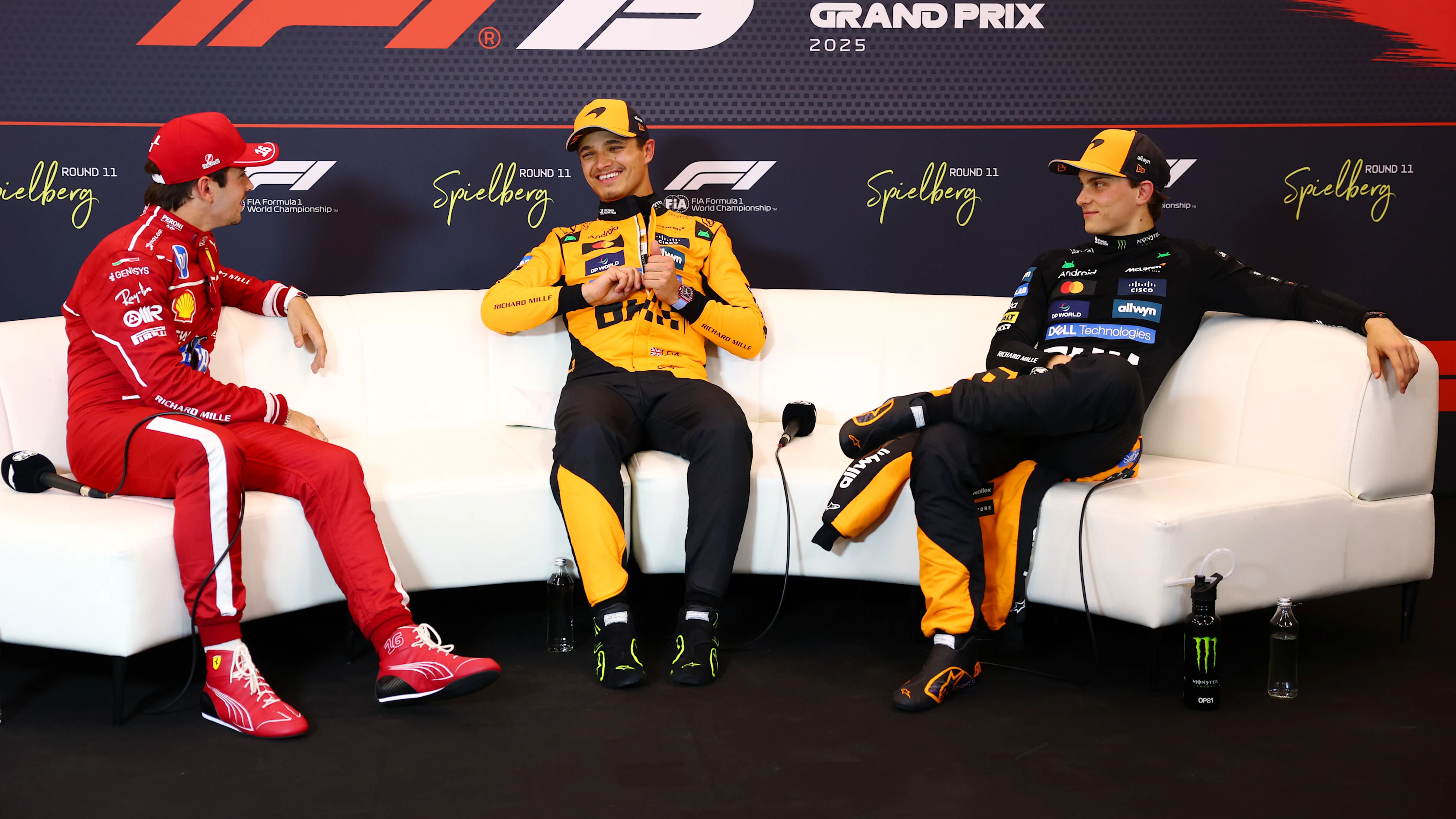 McLaren Expected More in Austria Qualifying – Norris Reacts 3 Drivers address the media after Austrian GP qualifying at the Red Bull Ring